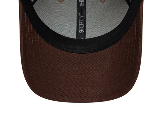 Kappe New Era - Branded Wordmark 9FORTY M-CROWN - Camel / Chestnut Brown