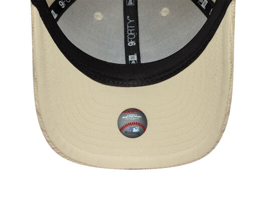 Kappe New Era - MLB Cord Visor 9FORTY M-CROWN - NY Mets - Cream