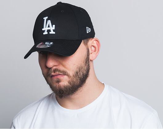 Kappe New Era 39THIRTY MLB League Essential - LA Dodgers - Black / White