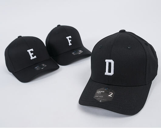 Kappe State of WOW ALPHABET - Echo Baseball Cap Crown 2 Black/White Strapback