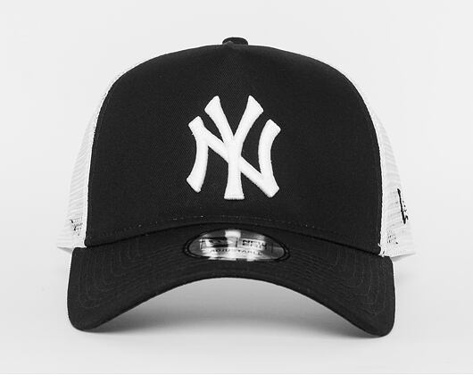 Kappe New Era - MLB Clean 9FORTY Trucker - NY Yankees - Black / White