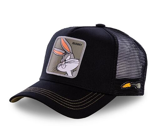 Kappe Capslab - Trucker Looney Tunes - Bugs Bunny - Schwarz