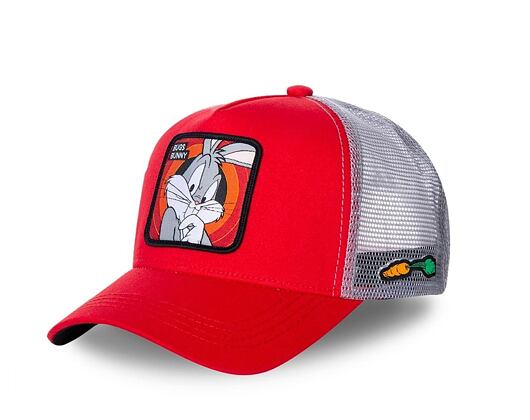 Kappe Capslab - Trucker Looney Tunes - Bugs Bunny - Red / Grey