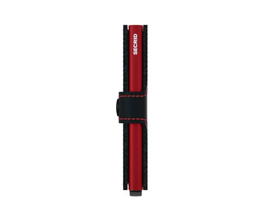 Geldbörse Secrid Miniwallet Matte Black & Red