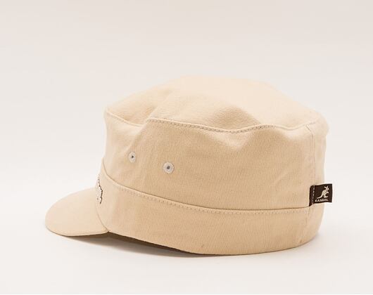 Kappe Kangol Cotton Twill Army Cap Beige