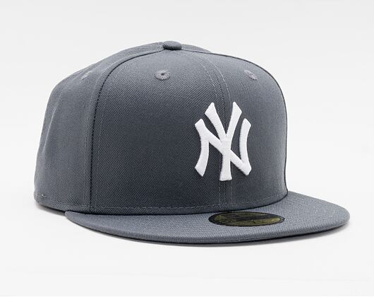 Kappe New Era - MLB Basic 59FIFTY - NY Yankees - Gray / White