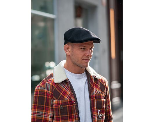 Kangol - 504 Kangol Cap Flatcap - Black