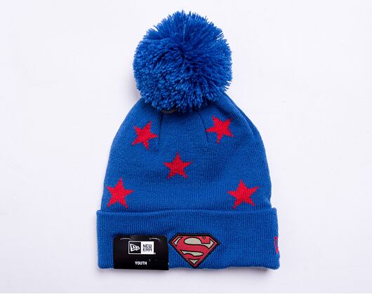 Kinder Mütze New Era CY star Bobble Knit Superman