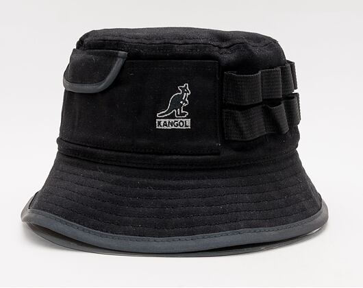 Hut Kangol Waxed Utility Bucket K5328-BK001 Black