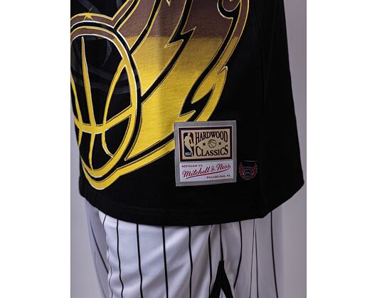 T-Shirt Mitchell & Ness Portland Trail Blazers Big Face 4.0 Tee Black