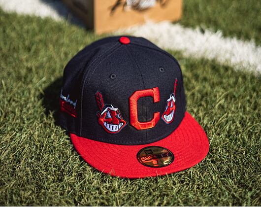 Kappe Adam Wave 59FIFTY MLB “Banned” Cleveland Indians Fitted