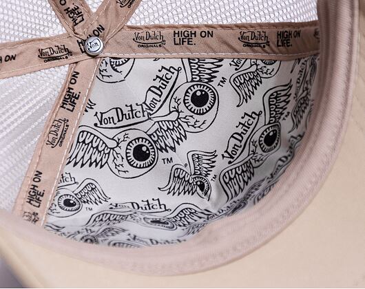 Kappe Von Dutch Baker Trucker Foam White/Tan