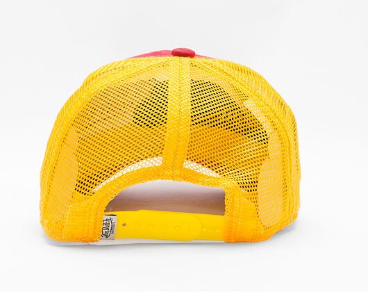 Kappe Von Dutch Boston Trucker Cotton Twill Red/Yellow