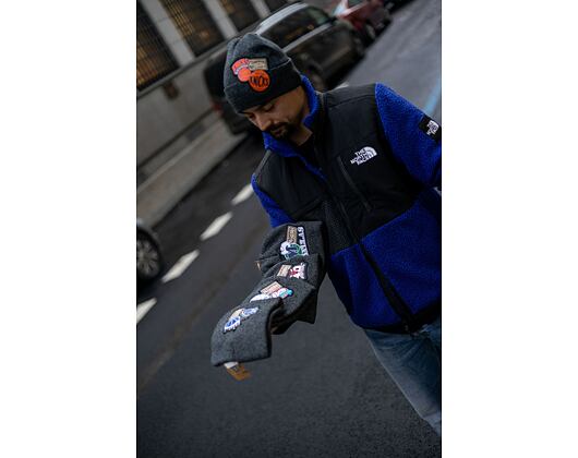 Mütze Mitchell & Ness XL LOGO PATCH KNIT HWC Golden State Warriors Black