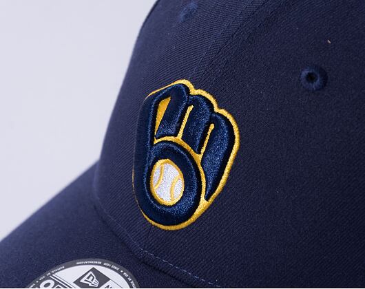 Kappe New Era 9FORTY MLB The League 20 Milwaukee Brewers Strapback Game Logo