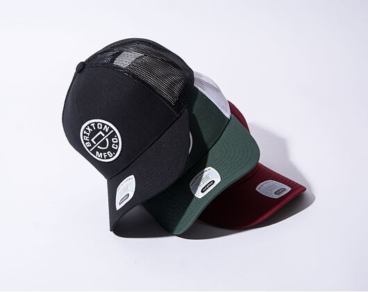 Kappe Brixton Crest X MP Mesh Cap - Black/Black