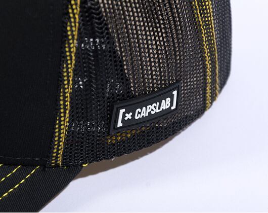 Kappe Capslab Batman - Batman Schwarz/Gelb Trucker Schwarz / Gelb