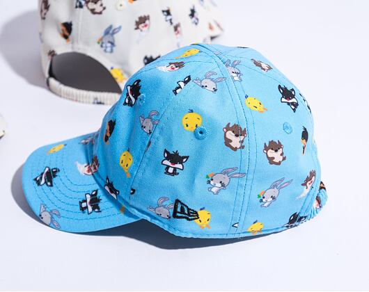 Kinder Kappe New Era 9FORTY Kids Infantlt All Over Print Looney Tunes Sky Blue