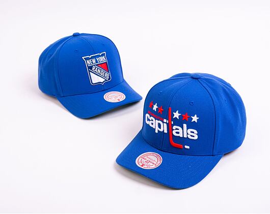 Basecap Mitchell & Ness NHL Team Ground 2.0 Pro Snapback Washington Capitals Blau