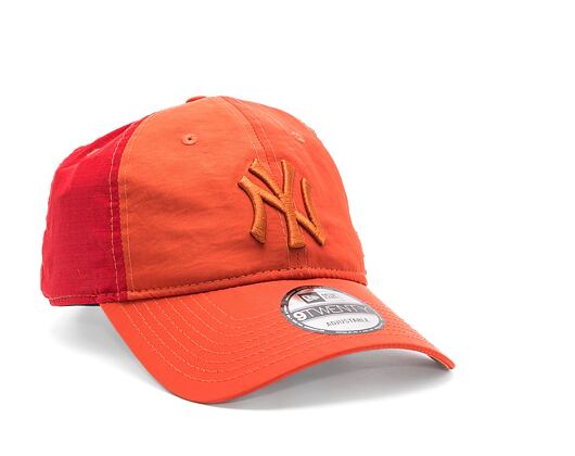 Kappe New Era 9TWENTY MLB Multi Texture  - NY Yankees - Rust Orange