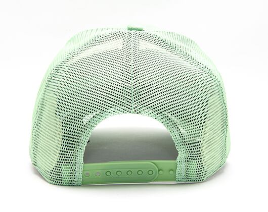 Kappe New Era 9FORTY A-Frame Trucker MLB Tonal Mesh - NY Yankees - Bright Green