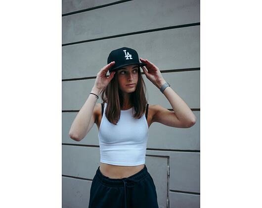 Kappe New Era - MLB Basic 59FIFTY - LA Dodgers - Black / White