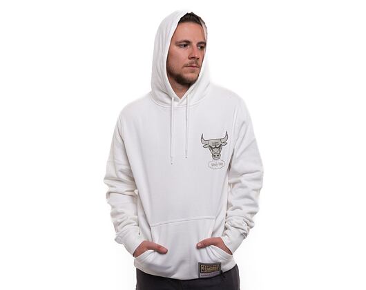 Mitchell & Ness NBA Cream Kapuzenpullover Bulls Off White