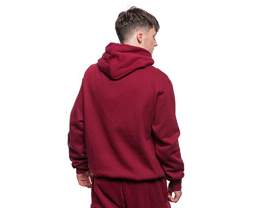 Pullover New Era Lifestyle Oversized Hoody Cardinal / Off White
