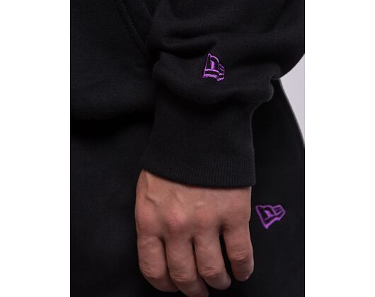 Pullover New Era League Essentials Oversized Hoody - NY Yankees - Black / Purple Nitro