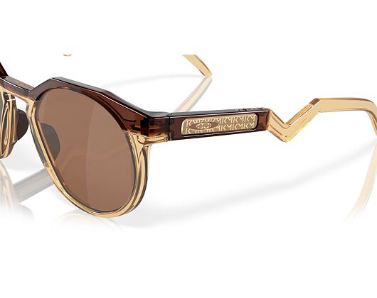 Sonnenbrille Oakley HSTN "Kylian Mbappé" Dark Amber/Light Curry - Prizm Tungsten