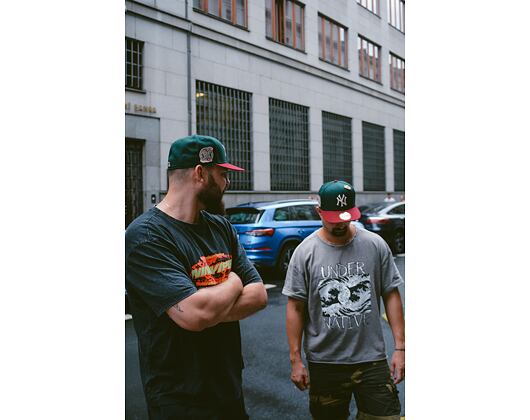 Kappe New Era 59FIFTY MLB "Leaf Drop" WS Patch - NY Yankees - Green / White