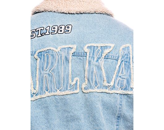 Jacke Karl Kani OG Denim Trucker Jacket hell dirty blue