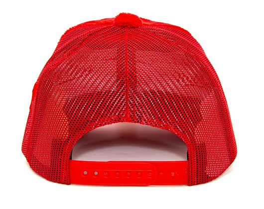 Kappe Reflection Luxury Fuzzy Trucker Supreme Red