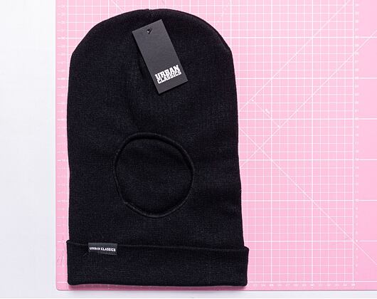 Sturmhaube Urban Classics Jacquard Skimask Black