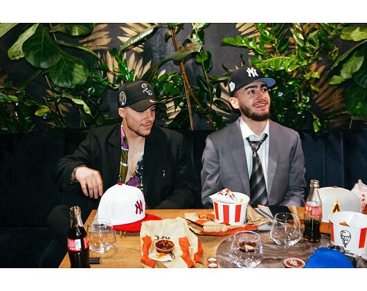 Kappe New Era 59FIFTY MLB Cord - NY Yankees - Off White / Red / Copen Blue