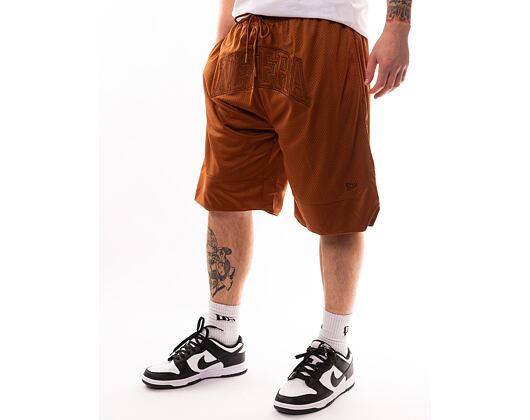 Shorts New Era Arch Logo Mesh Shorts - Caramel Brown