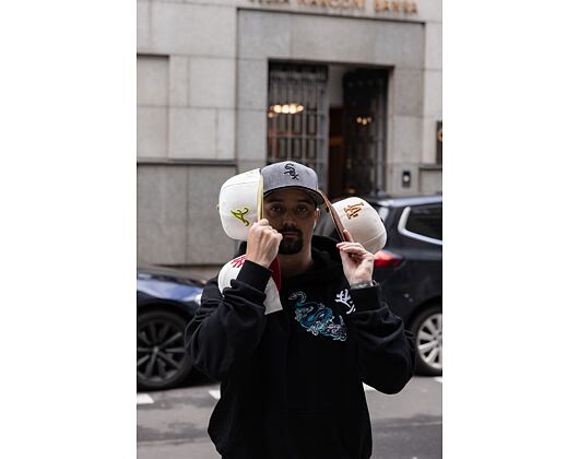 Kappe New Era 59FIFTY MLB Cord Atlanta Braves Off White / Nephrite Green / Cyber Green