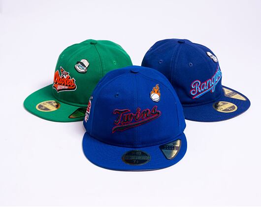 Kappe New Era 59FIFTY MLB Coops Pin Retro Crown Minnesota Twins Cooperstown Team Color