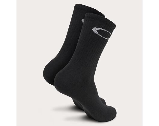 Socken Oakley Ellipse  3 pack Crew Sock Black