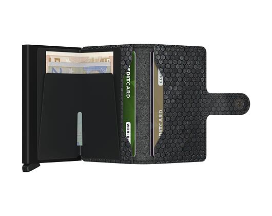 Geldbörse Secrid Miniwallet Hexagon Black