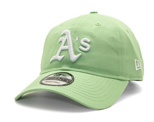 Kappe New Era 9TWENTY MLB League Essential Oakland Athletics - Green Fig / White
