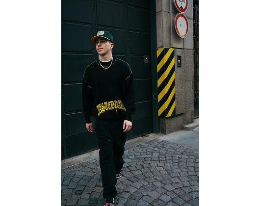 Strickpullover Wasted Paris Sweater WP Reverse Kingdom Black/Gold