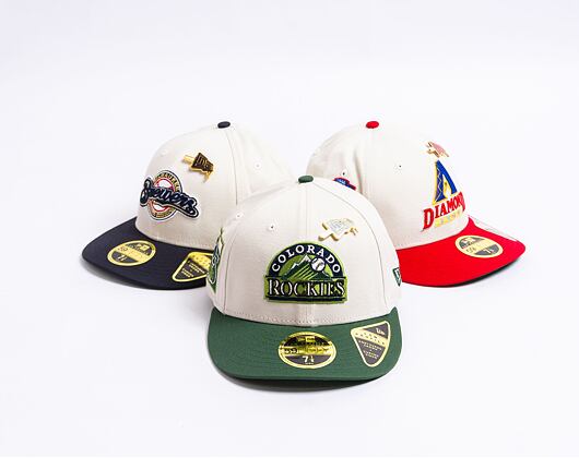 Kappe New Era 59FIFTY Low Profile "Melted Cream" Pin - Colorado Rockies - Cream