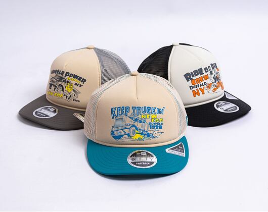 Kappe New Era 9FIFTY Retro Crown American New Era - Turquoise / Ivory