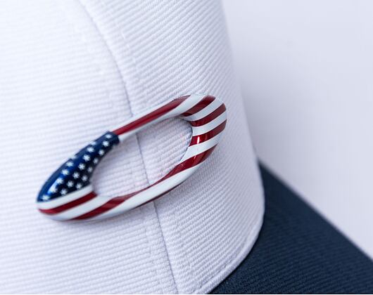 Kappe Oakley Tincan Cap US Elipse - Black / White