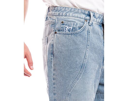 Hose Karl Kani OG Wavy Baggy Workwear Denim bleached blue