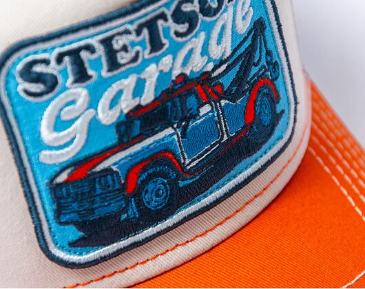 Kappe Stetson - Trucker Cap Stetson's Garage - Orange/Sand
