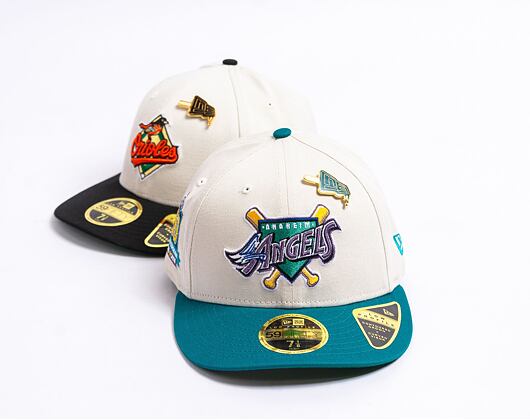 Kappe New Era 59FIFTY Low Profile "Melted Cream" Pin - Anaheim Angels - Cream