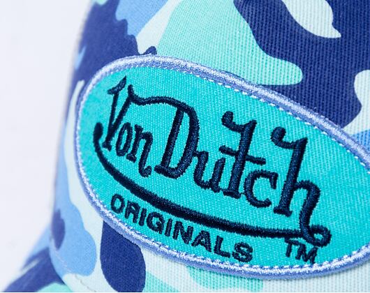 Kappe Von Dutch Austin Trucker - Camo Blue