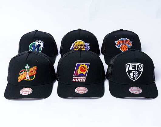 Kappe Mitchell & Ness - NBA Monogram Trucker Hwc Seattle Supersonics Black